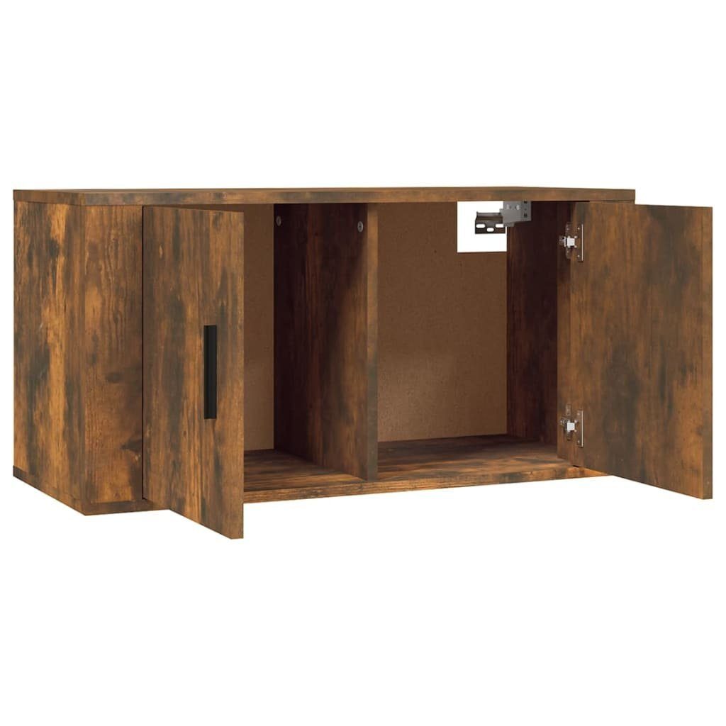 TV-Wandschränke Stk. TV-Schrank 80x34,5x40 cm furnicato Räuchereiche 3