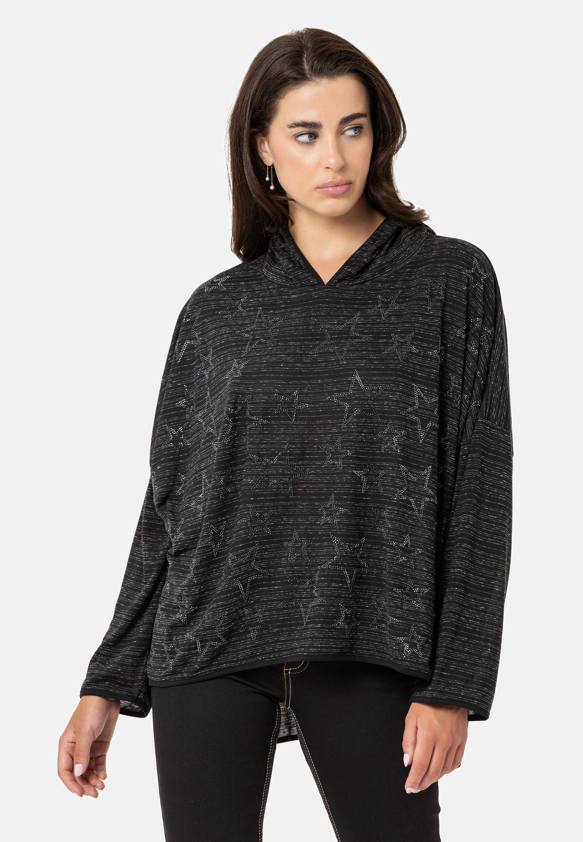 Cipo & Baxx Sweatshirt WL357 (1-tlg) mit Kapuze