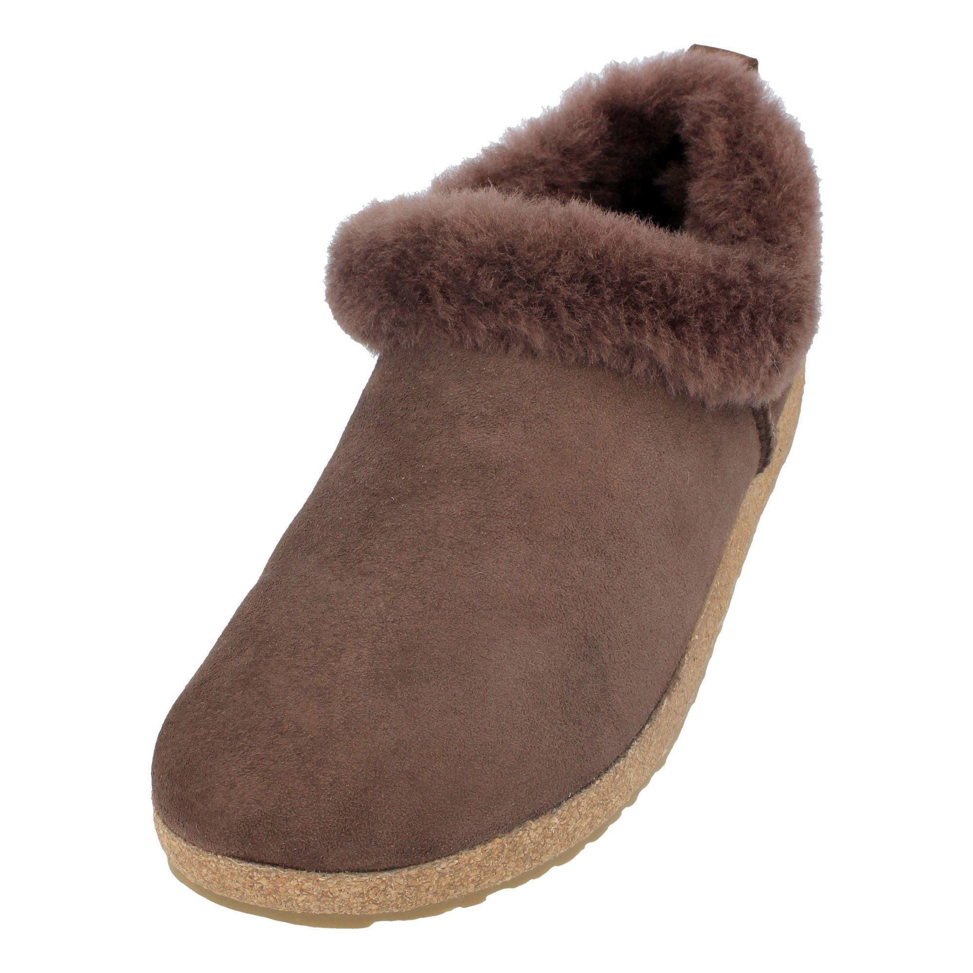Haflinger Haflinger Iceland Lammfell Leder Hausschuh Unisex Hausschuh