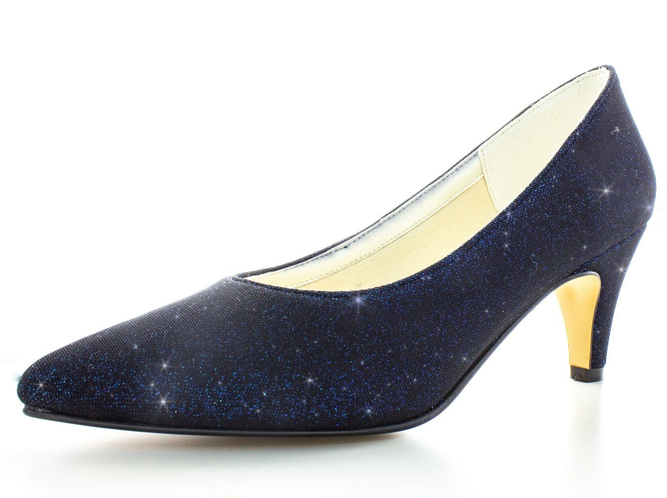 White Lady 939 magic-blue Softglitter Pumps günstig online kaufen