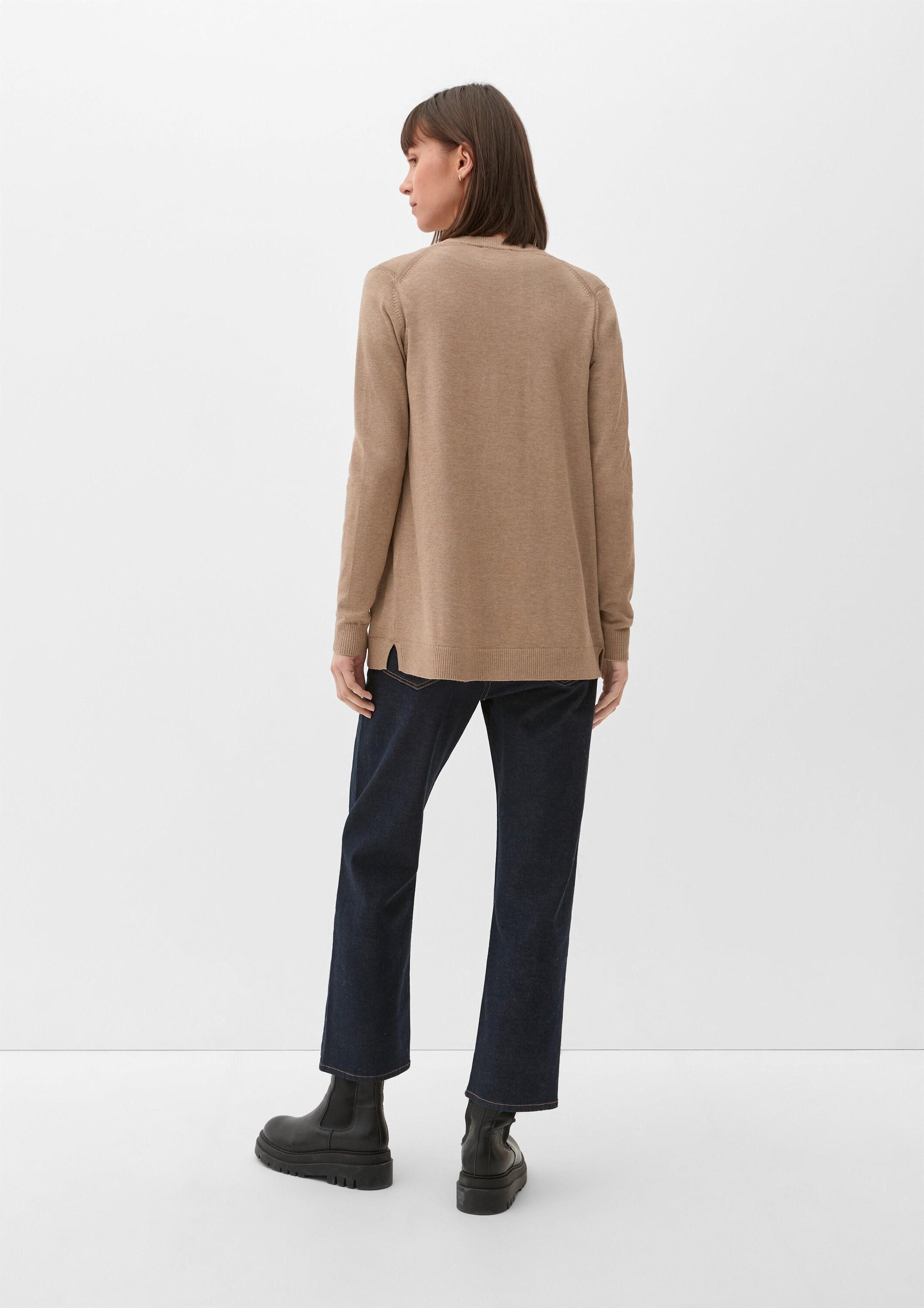 s.Oliver Cardigan Strickjacke Strickjacke aus Viskosemix