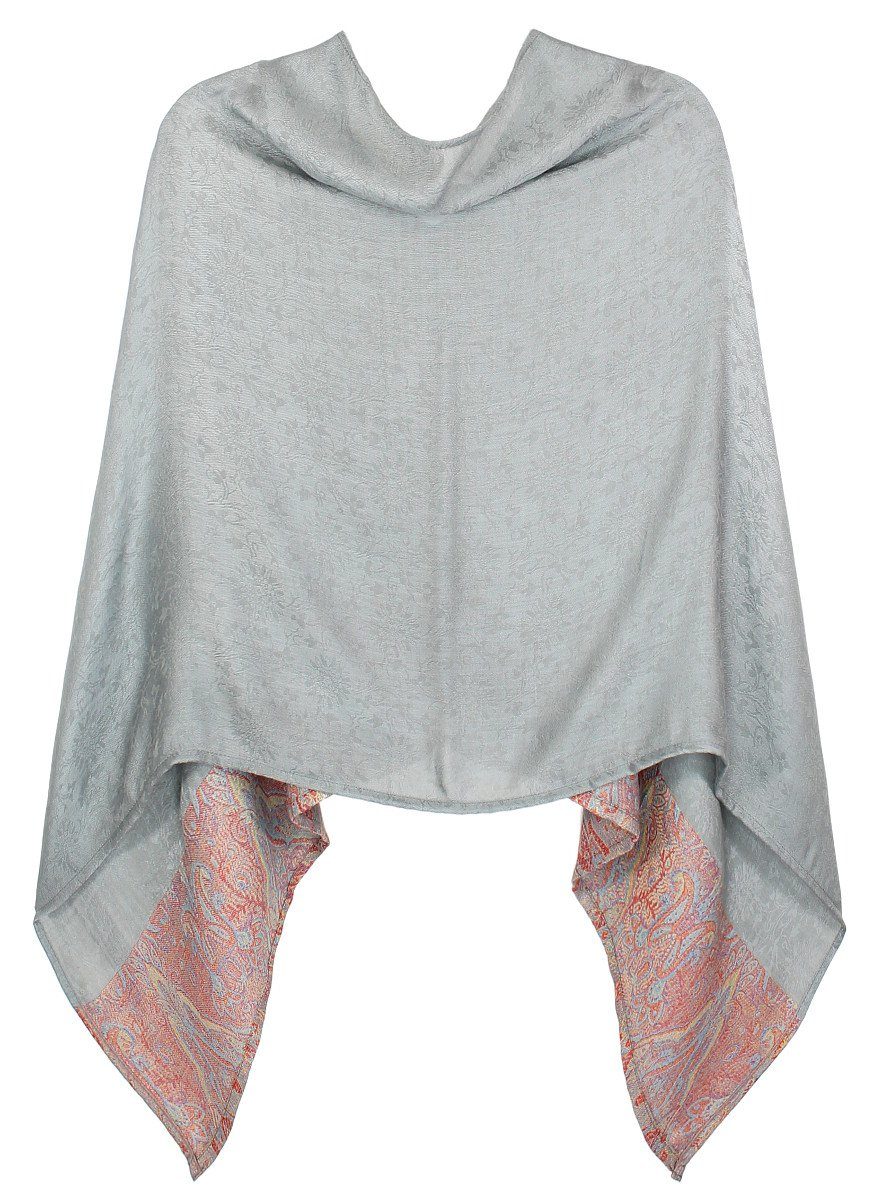 dy_mode Blusenponcho Eleganter Damen Poncho Geblümt günstig online kaufen