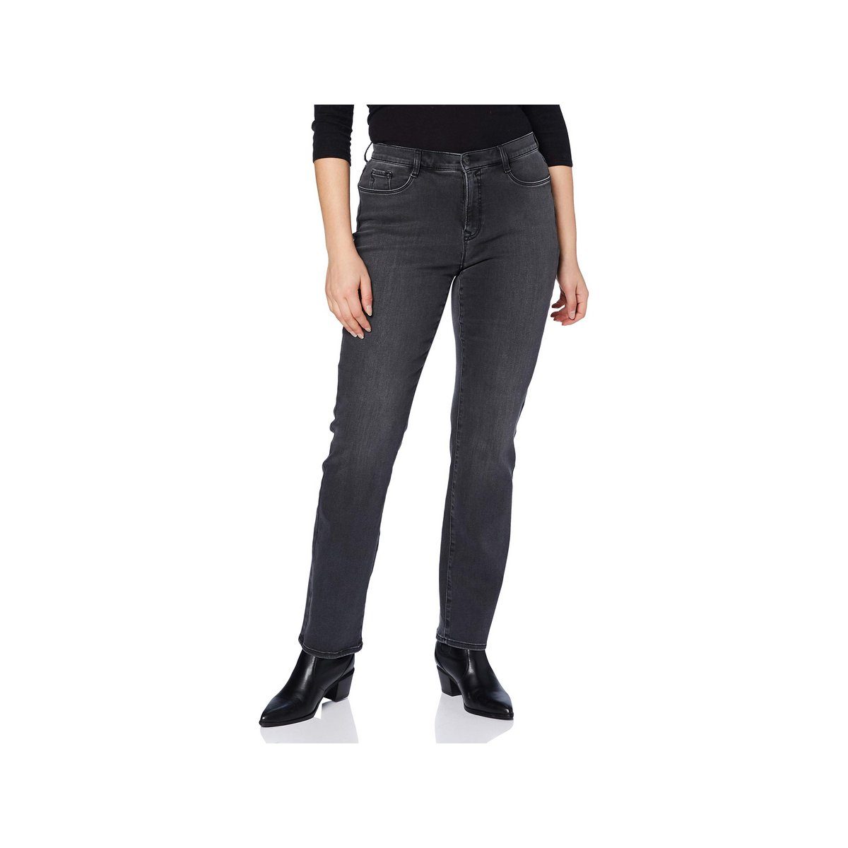 Leineweber Regular-fit-Jeans grau regular (1-tlg)