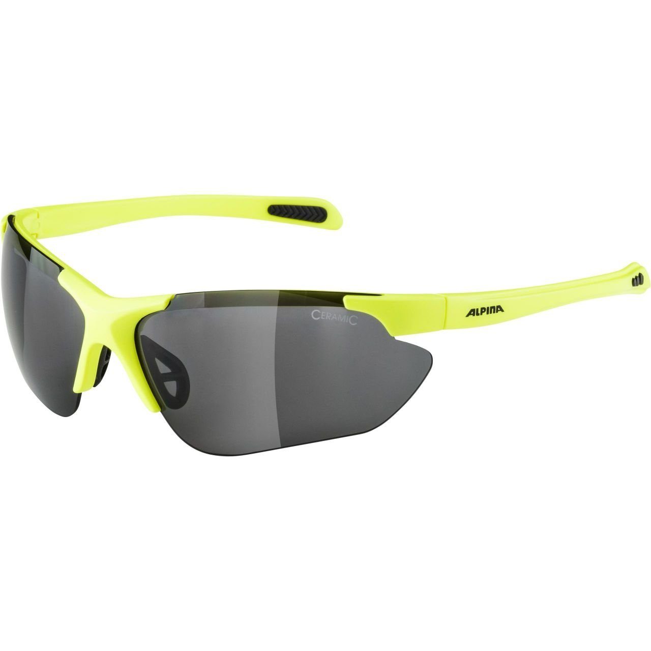 Alpina Sonnenbrille Alpina Sportbrille JALIX yellow-black