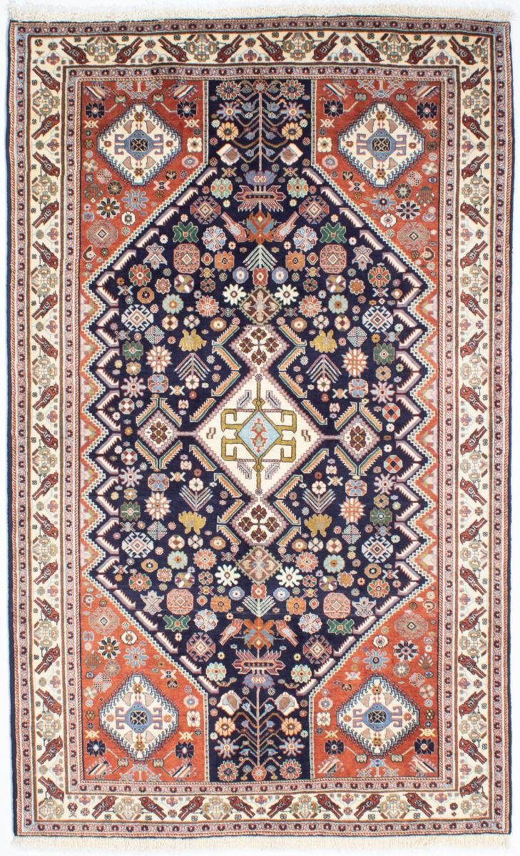 Orientteppich Ghashghai 153x249 Handgeknüpfter Orientteppich / Perserteppich, Nain Trading, rechteckig, Höhe: 12 mm