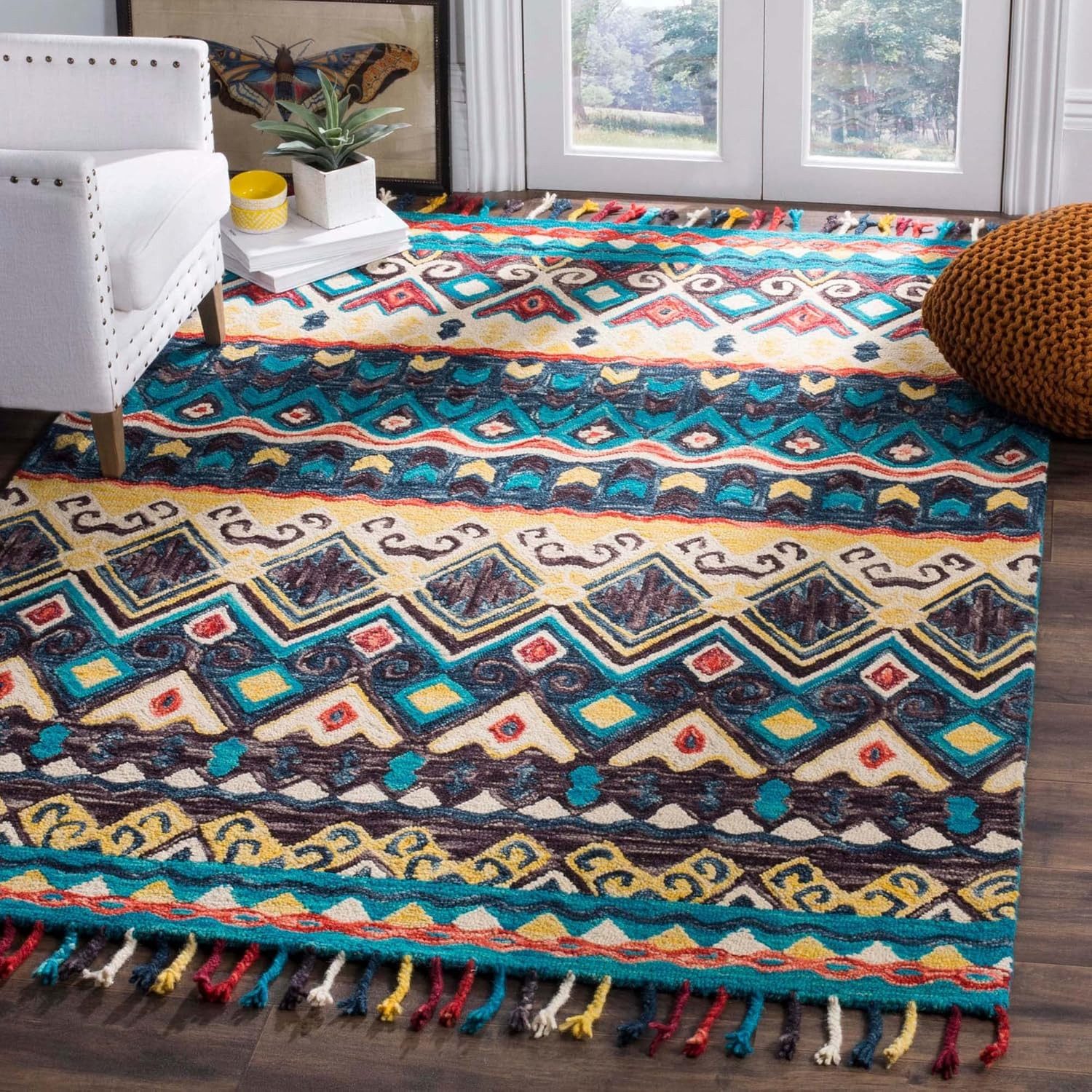 Ready Rugs Designteppich Fransen Loop-Teppichkollektion Multi