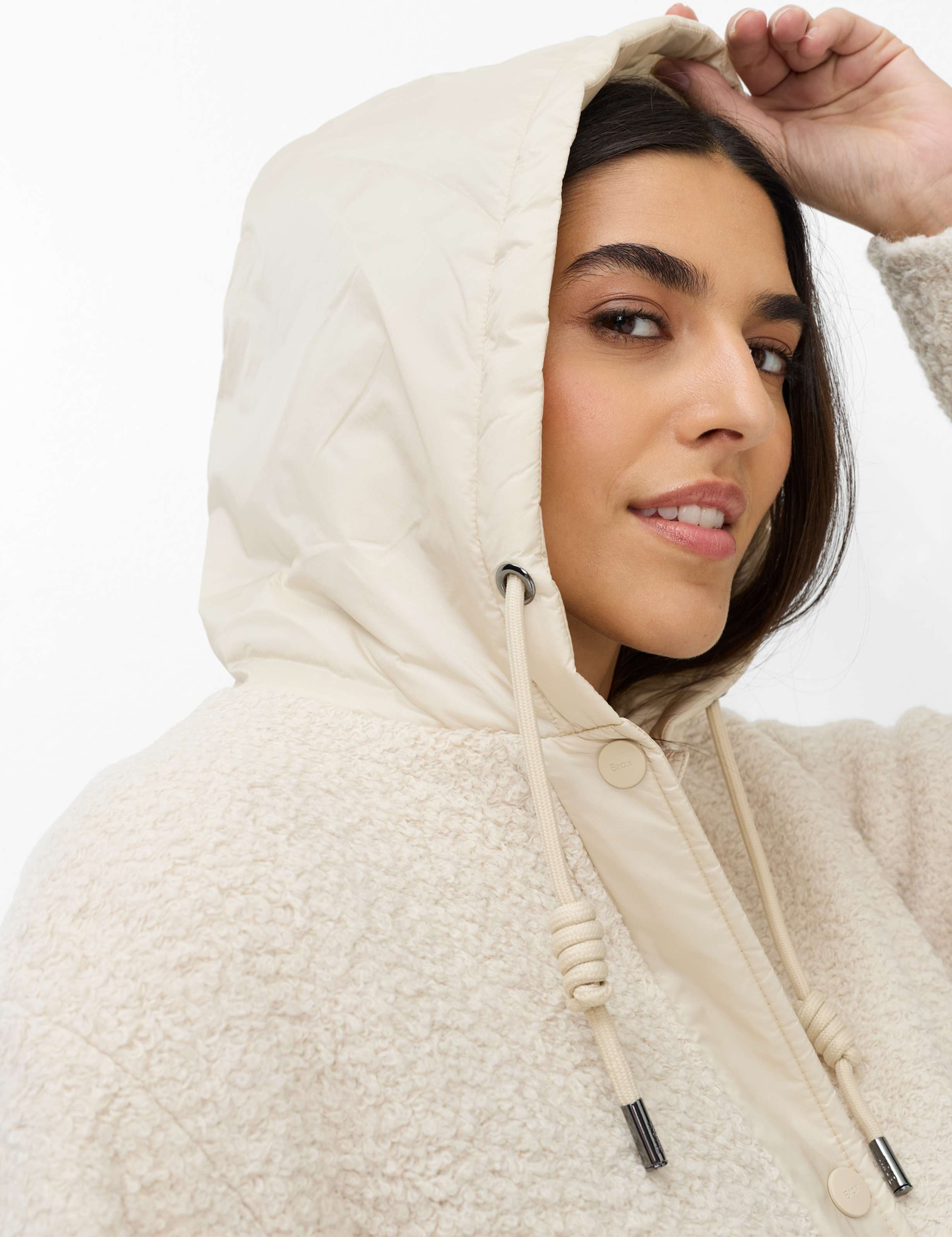 Brax Langmantel Style HAILEY Bouclé: Jacke im hochwertigen Wollmix – Bild 3 von 5