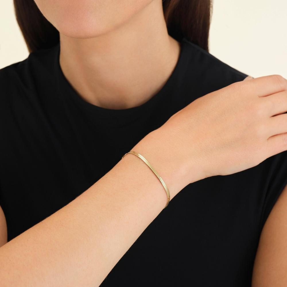 ROSEFIELD Armband ROSEFIELD Armband Snake Bracelet Gold günstig online kaufen