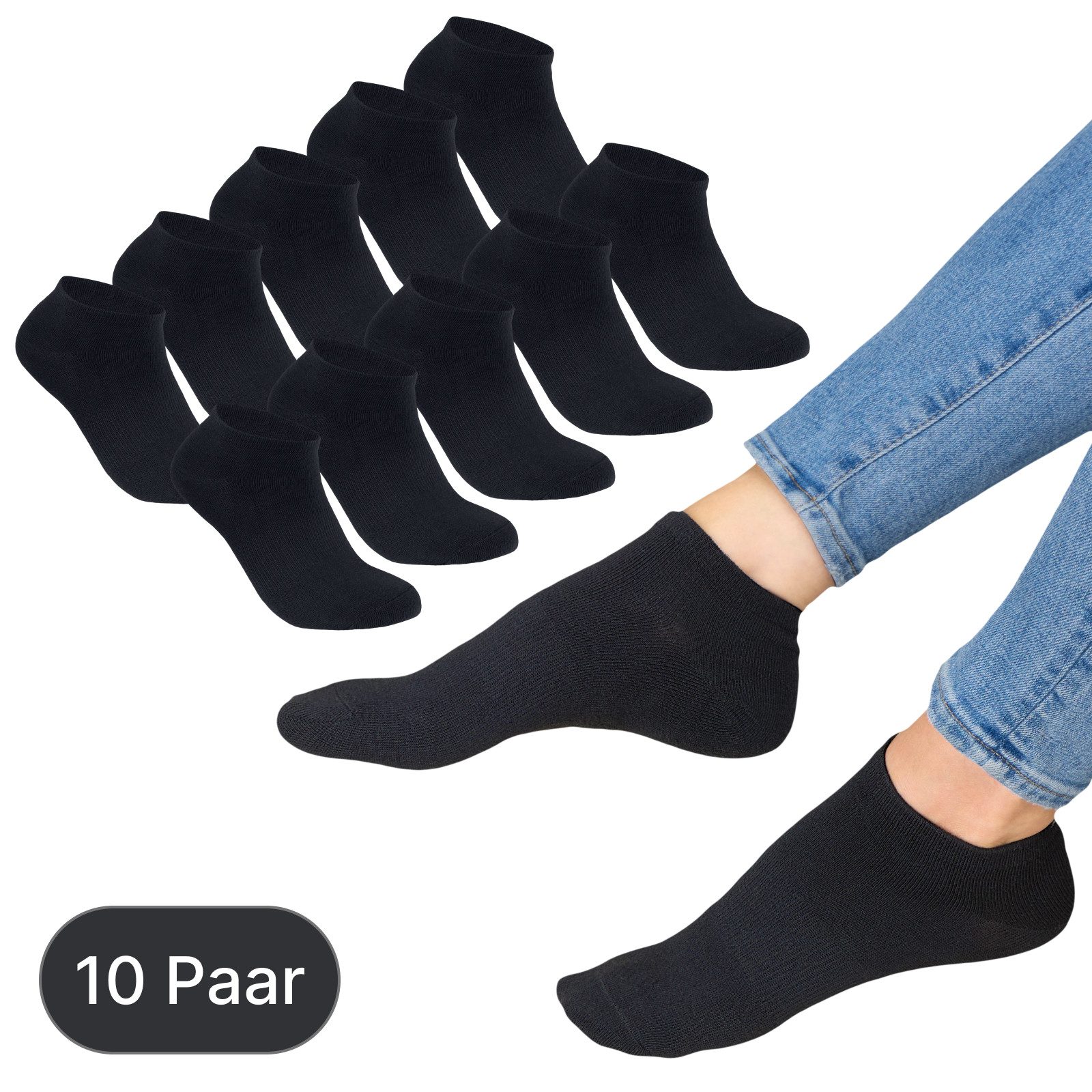 EAAKIE Sneakersocken Sneakersocken Unisex Kurzsocken Baumwolle, 5/10/20/30 günstig online kaufen