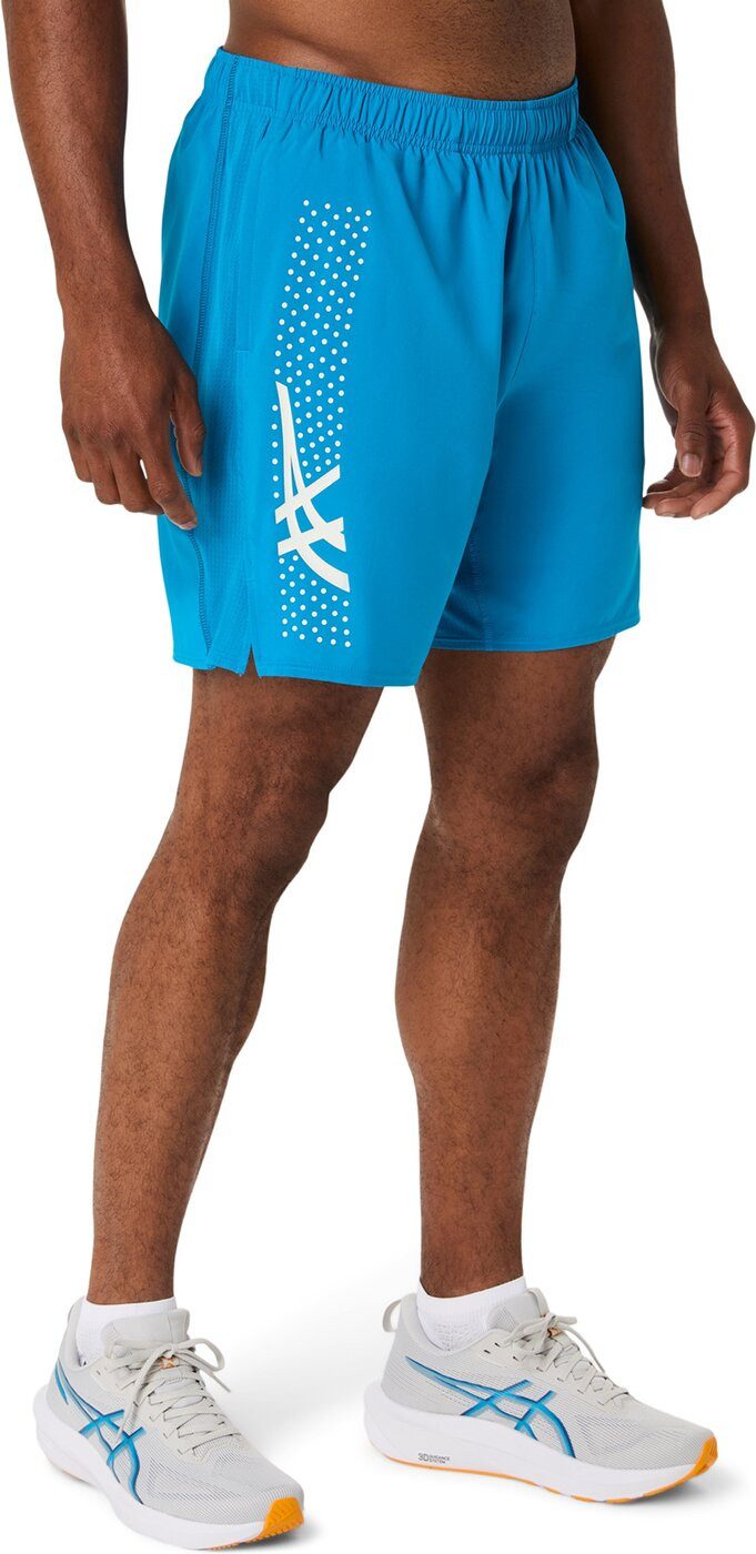 Asics Laufhose ICON 7IN SHORT AEGEAN BLUE/CREAM