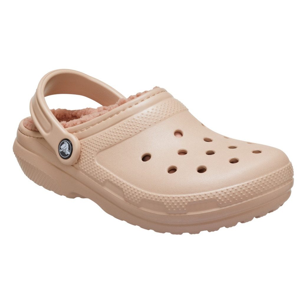Crocs Sandale Classic Lined Clog (mit Innenfutter) caramelpink - 1 Paar Badeschuh