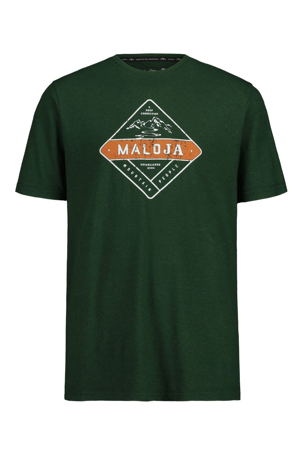 Maloja T-Shirt Maloja M Kibem. T-shirt Herren Kurzarm-Shirt Fir