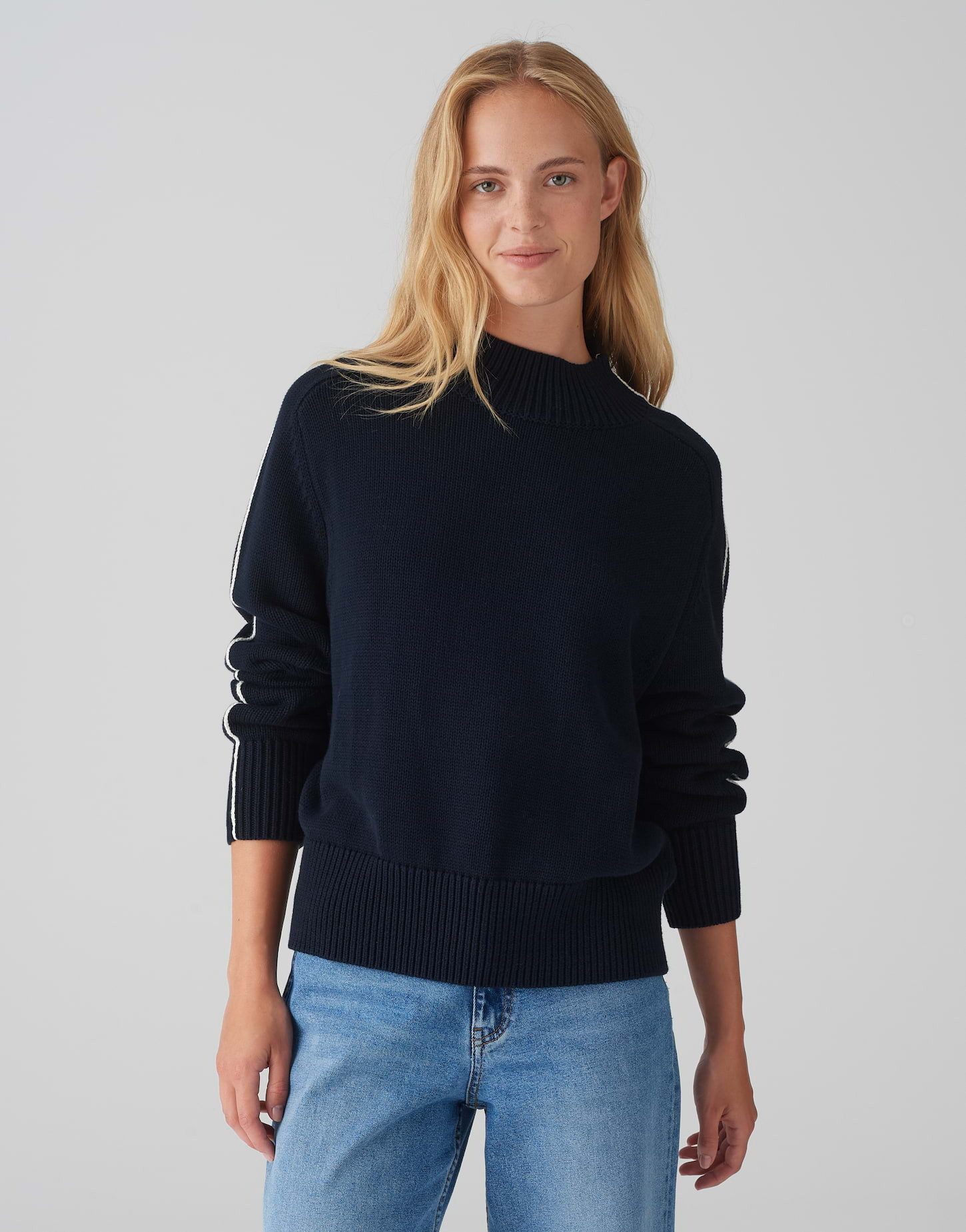 Strickpullover Strickpullover PIPINGA Regular aus 100% Baumwolle