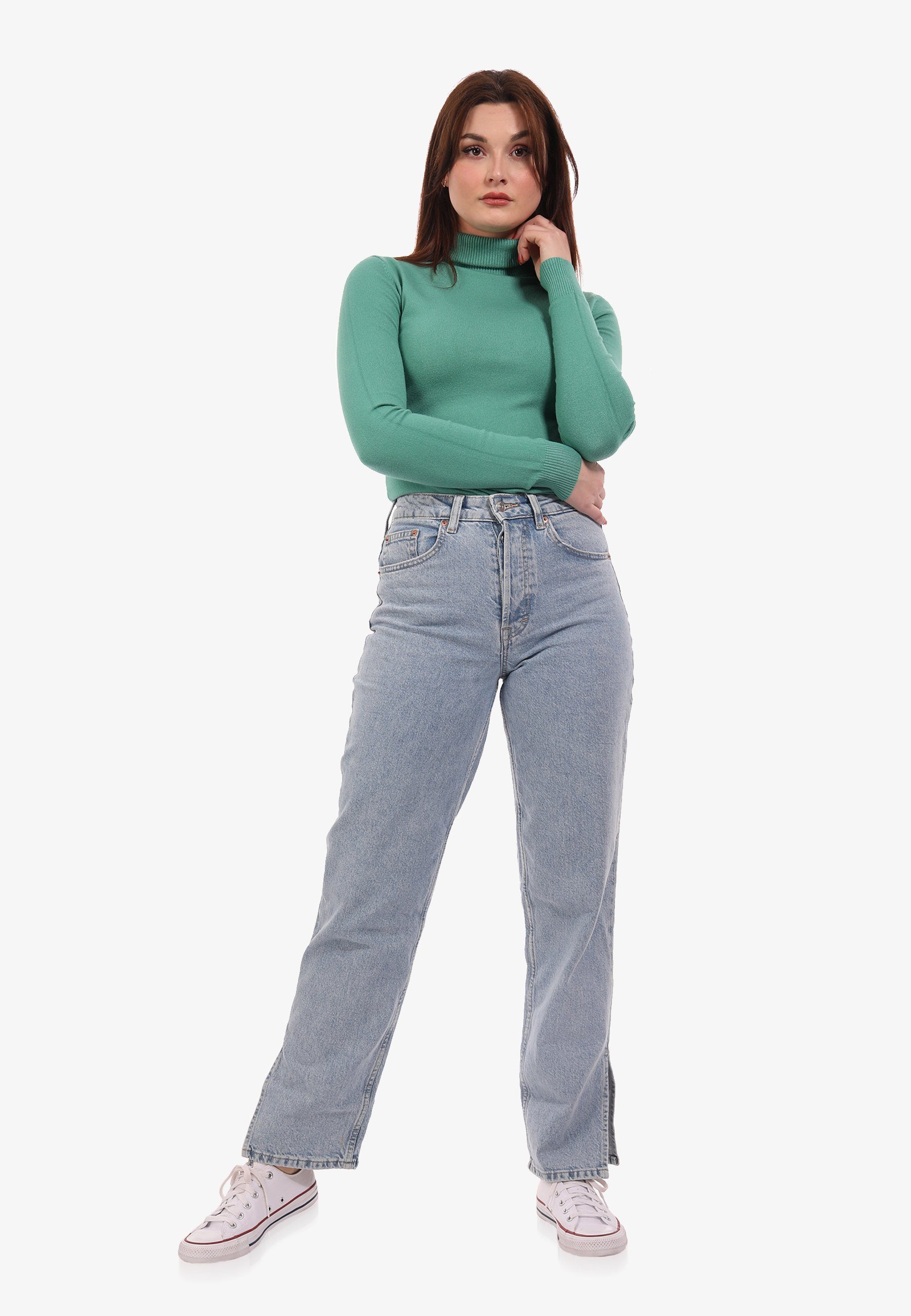 YC Fashion & Style Rollkragenpullover Basic günstig online kaufen