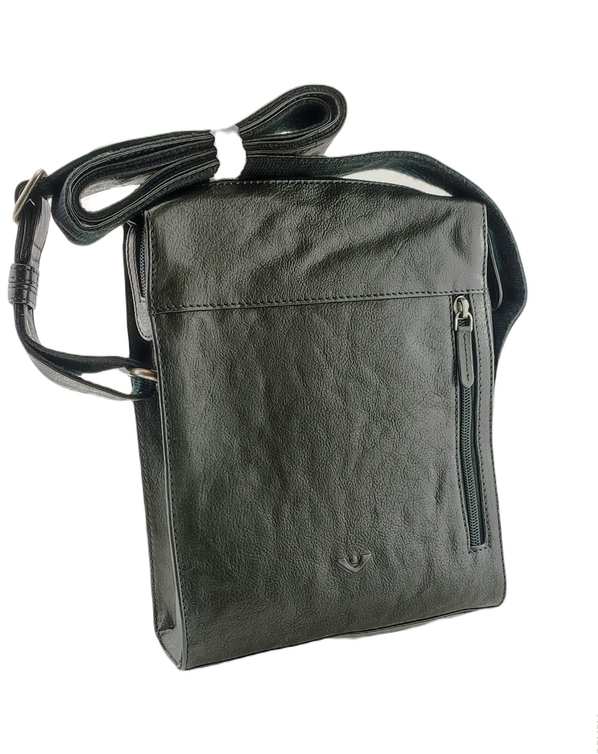 Voi Geldbörse Voi Unisex Umhängetasche Leder Dakota Crossbody Bag Patrick Schwarz