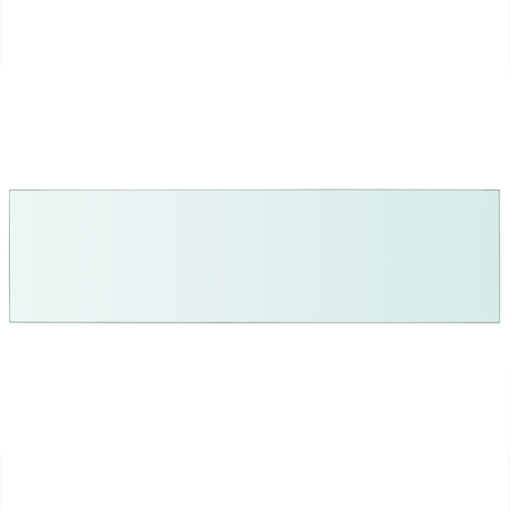 vidaXL Regal Regalboden Glas Transparent 90x25 cm, 1-tlg.
