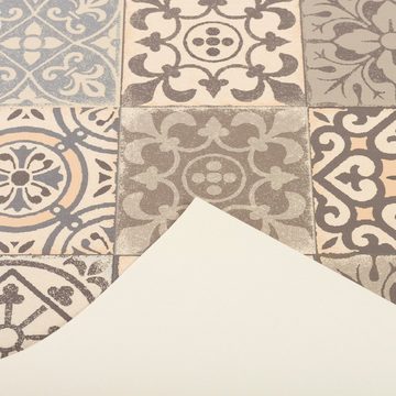Küchenläufer Vinyl Teppich Küchenläufer Evora Fliesenoptik, Pergamon, Rechteckig, Höhe: 5 mm