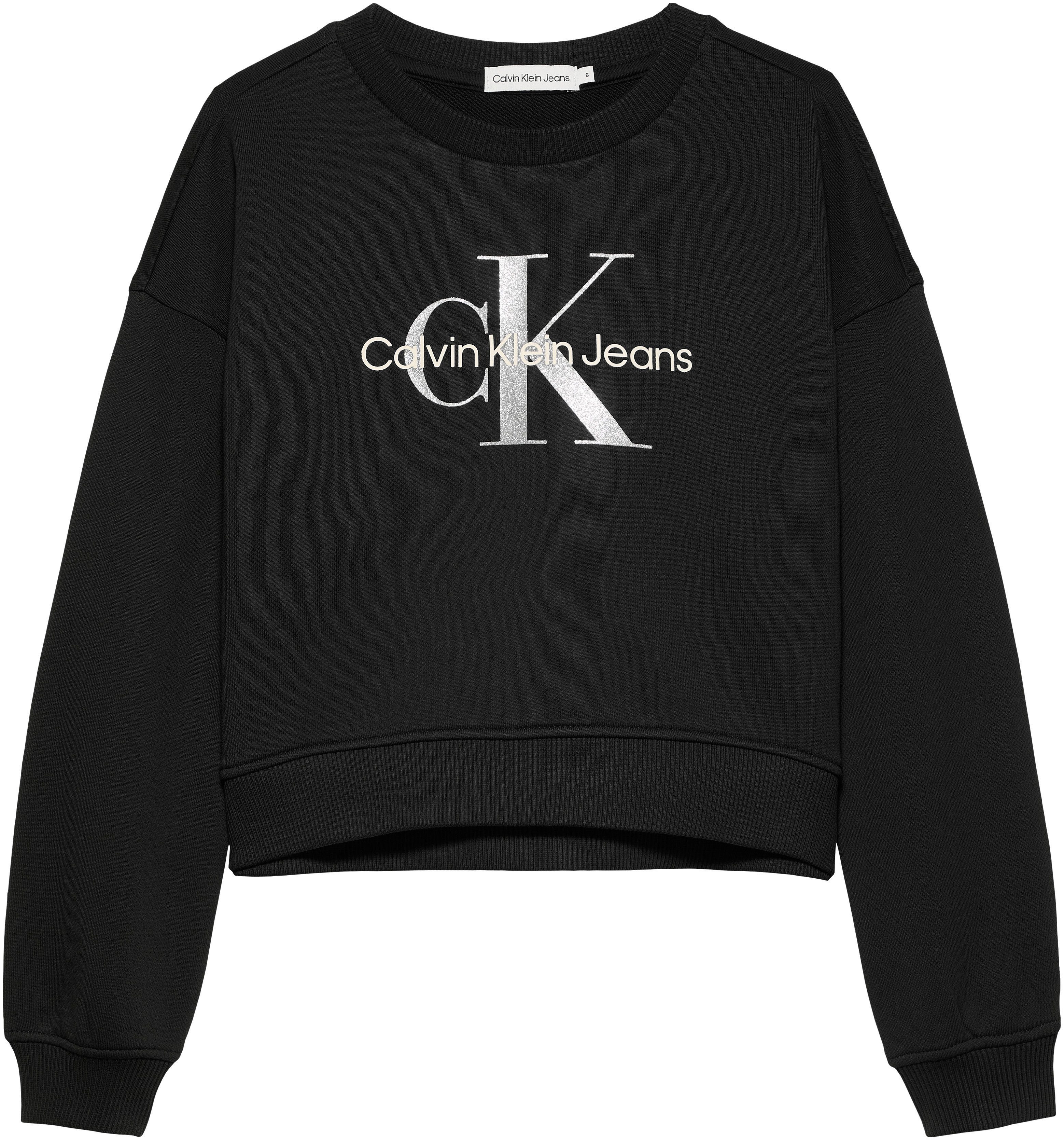 Sweatshirt GLITTER MONOLOGO CN SWEATSHIRT