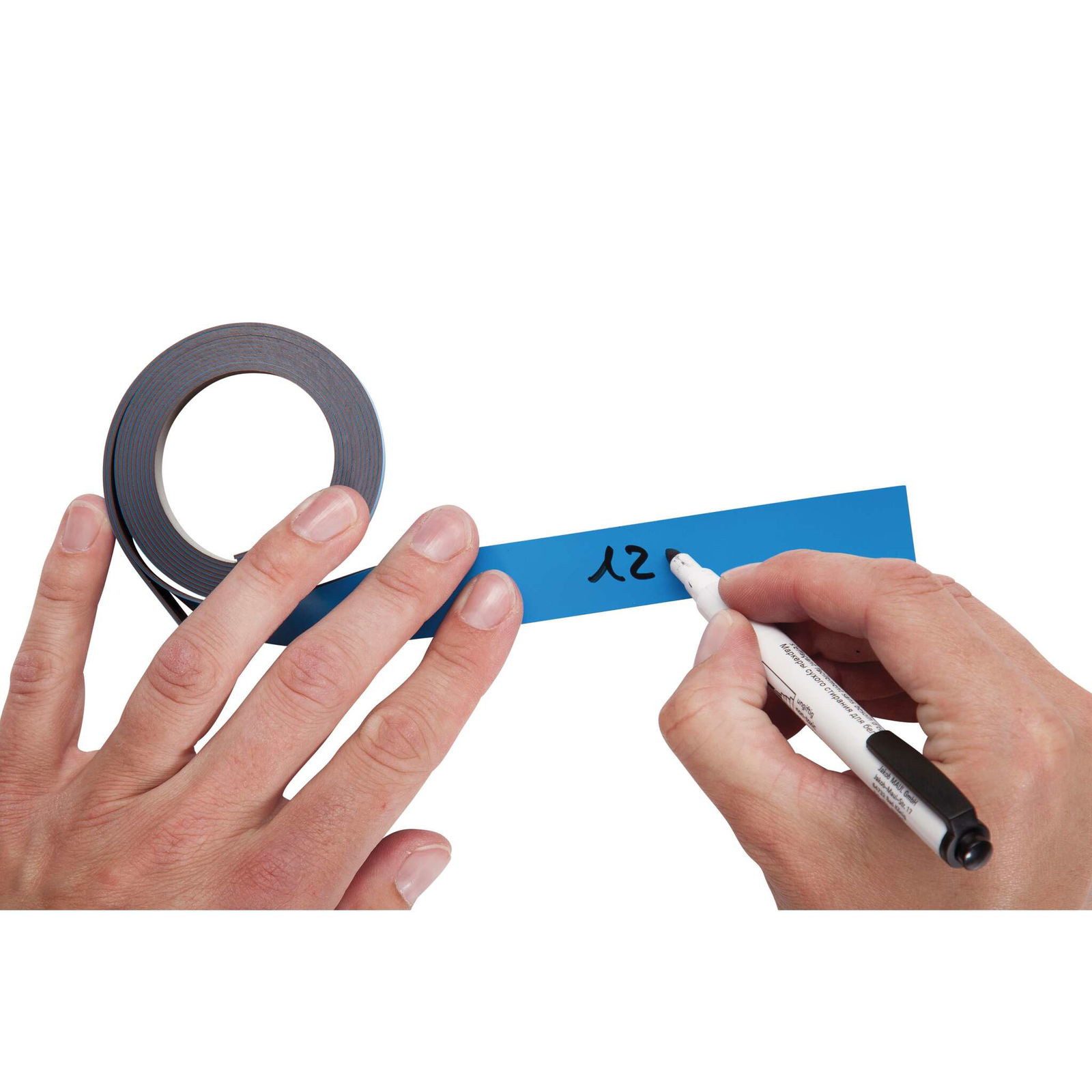 MAUL Magnet Magnetstreifen, 2 cm x100 cm, 2 St./Set