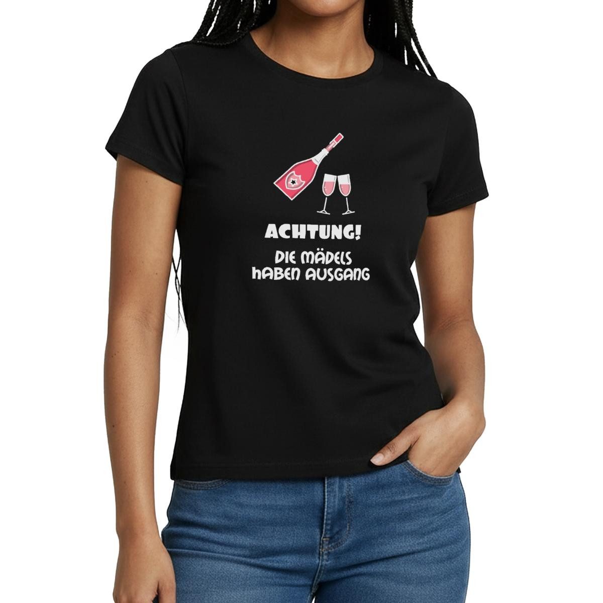 Spreadshirt T-Shirt JGA Frauen, Mädels Haben Ausgang Frauen T-Shirt (1-tlg)