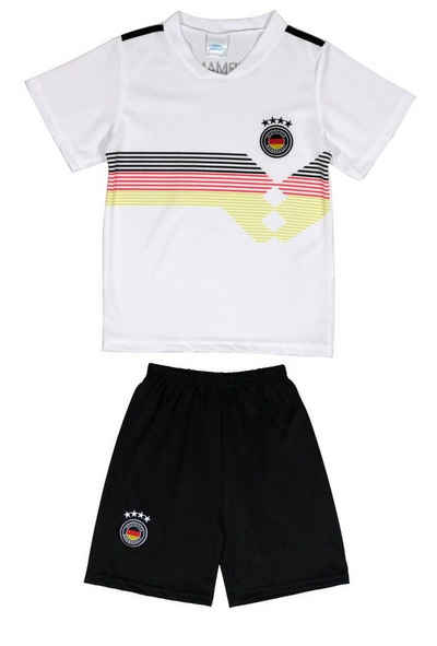 Fashion Boy Fußballtrikot Fussball Fan Set Deutschland Germany Trikot + Shorts, JS130