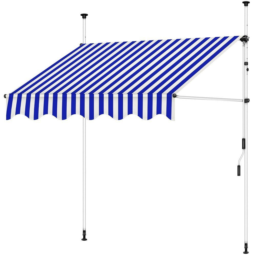 Mucola Klemmmarkise LED Klemmmarkise 150-400cm Balkon günstig online kaufen