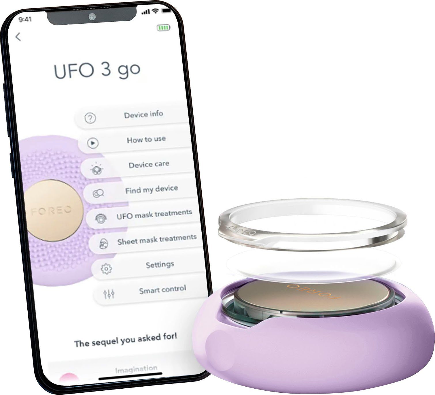 Kosmetikbehandlungsgerät FOREO Lavender 3 UFO™ go