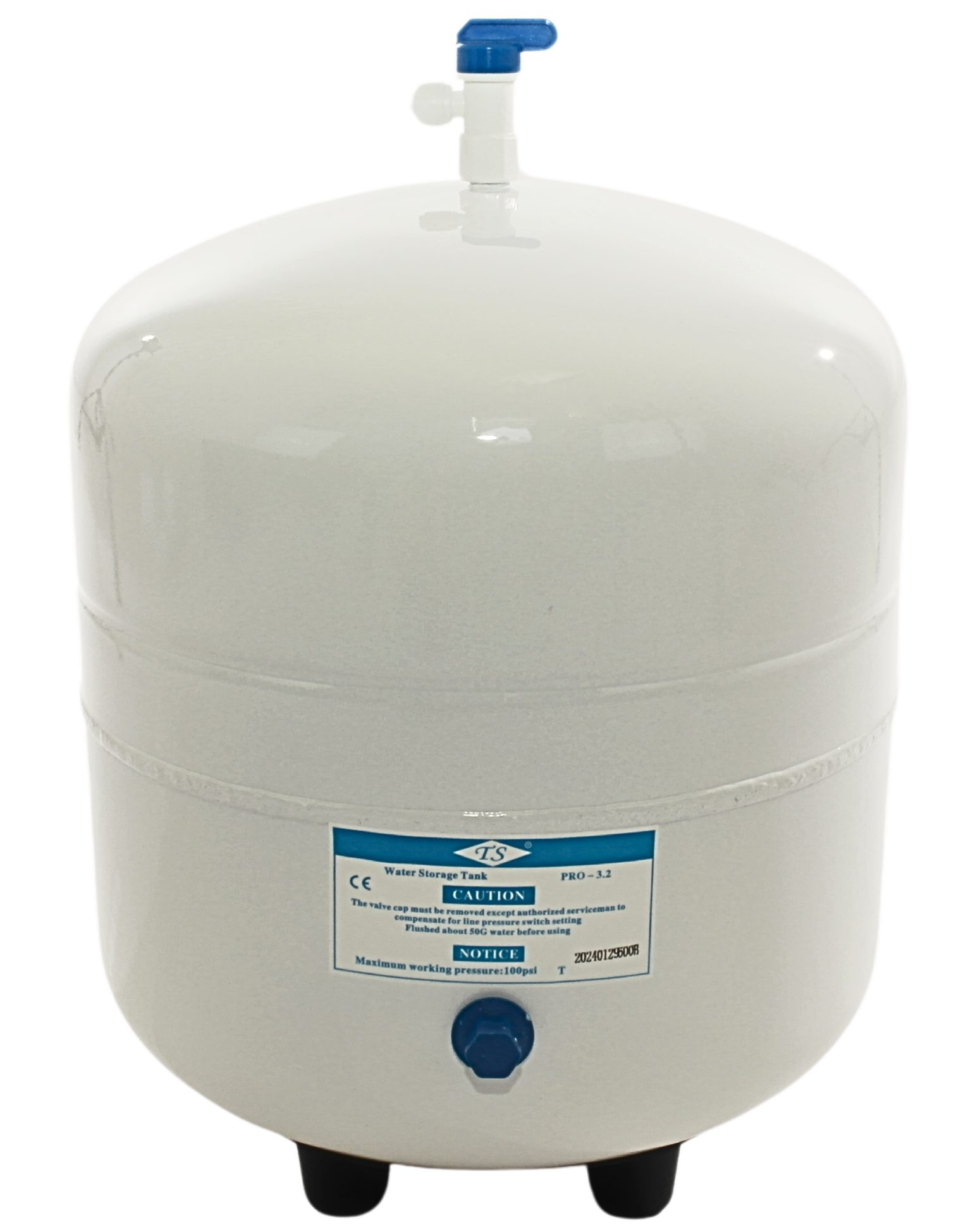 SYS Wasserfilter Osmose Wassertank Umkehrosmoseanlage Vorratsbehälter Tank PRO3.2 mit T, Zubehör für Umkehrosmoseanlage, Wasserfilteranlage, Fassungvermögen 3.2 Gallonen, entspricht circa 12 Liter