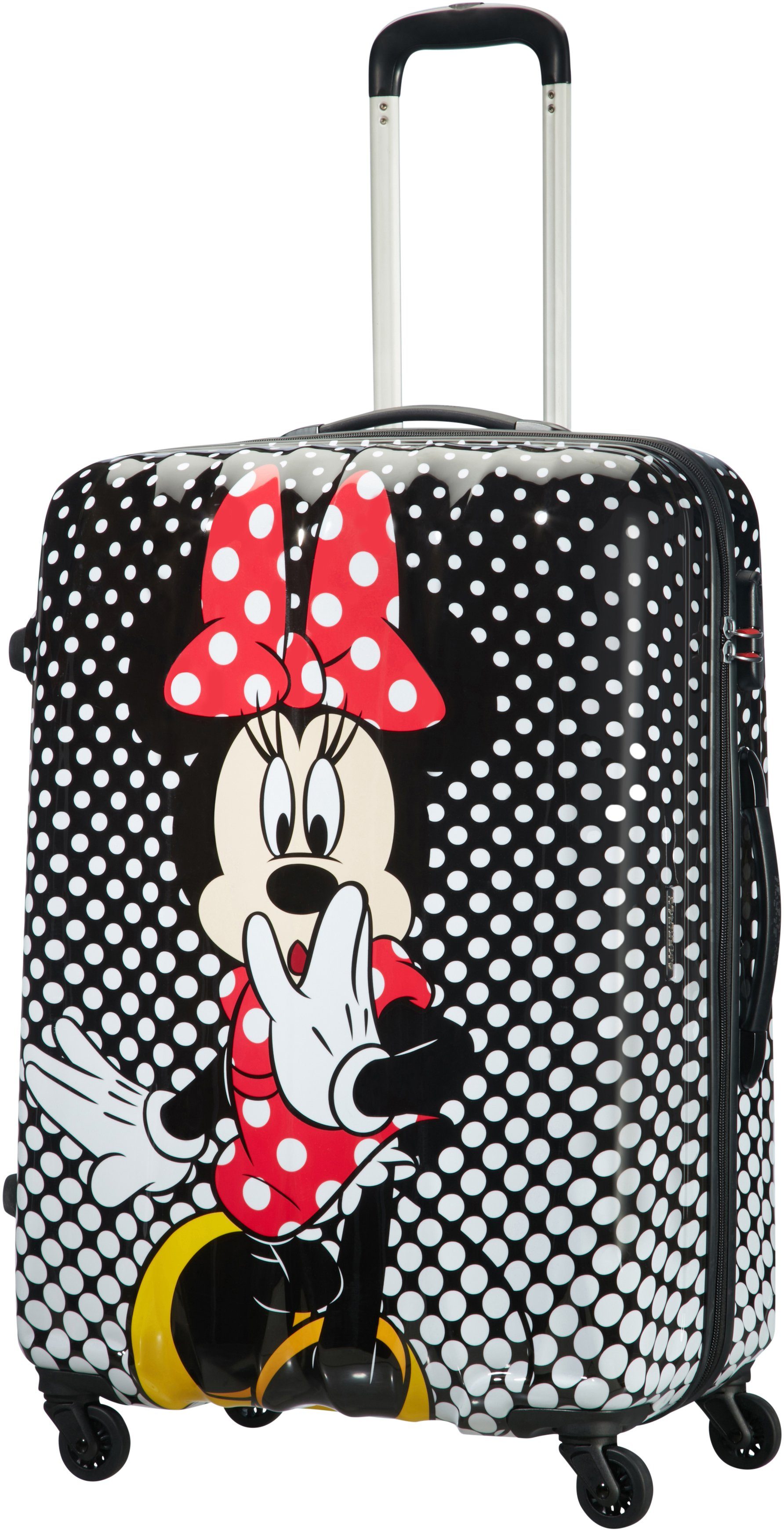 American Tourister® Hartschalen-Trolley Disney Legends, Rollen Minnie 4 75 Dots, Mouse cm, Polka