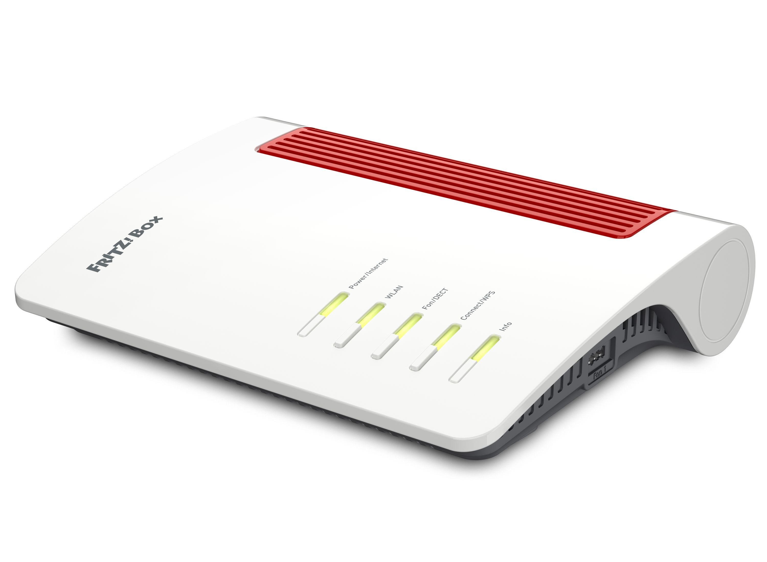 Fritz! FRITZ!Box 4690 WLAN-Router, Wi-Fi 7 Mesh 6.960 MBit/s, 10-Gbit/s-WAN, DECT-Basis, Smart Home