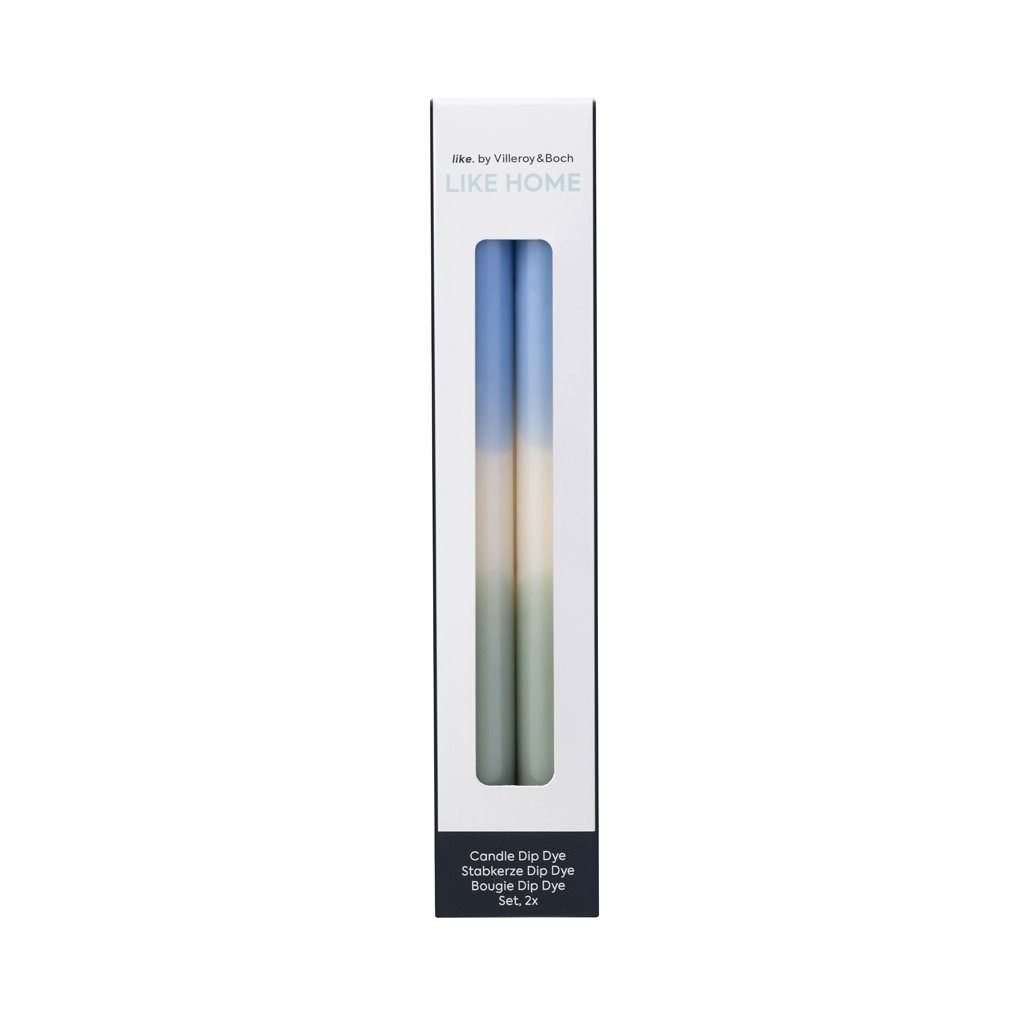 like. by Villeroy & Boch Tafelkerze Like Home Stabkerze ice, sage, 2 Stück (2-tlg) – Bild 2 von 3