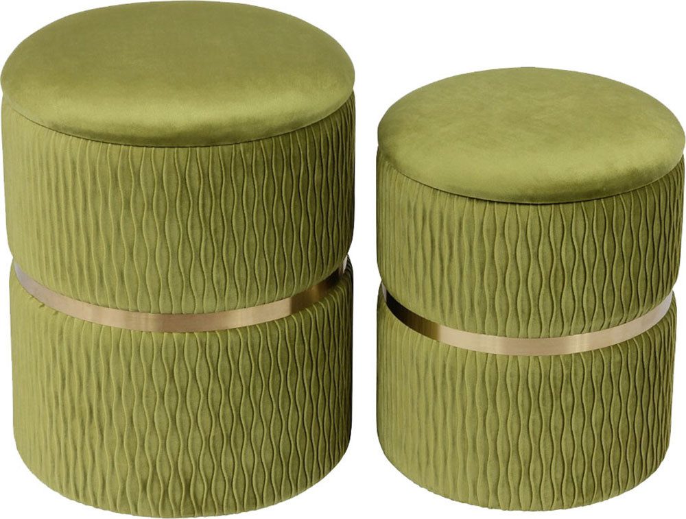 Kayoom Polsterhocker Hocker Zora 425 2er-Set, günstig online kaufen