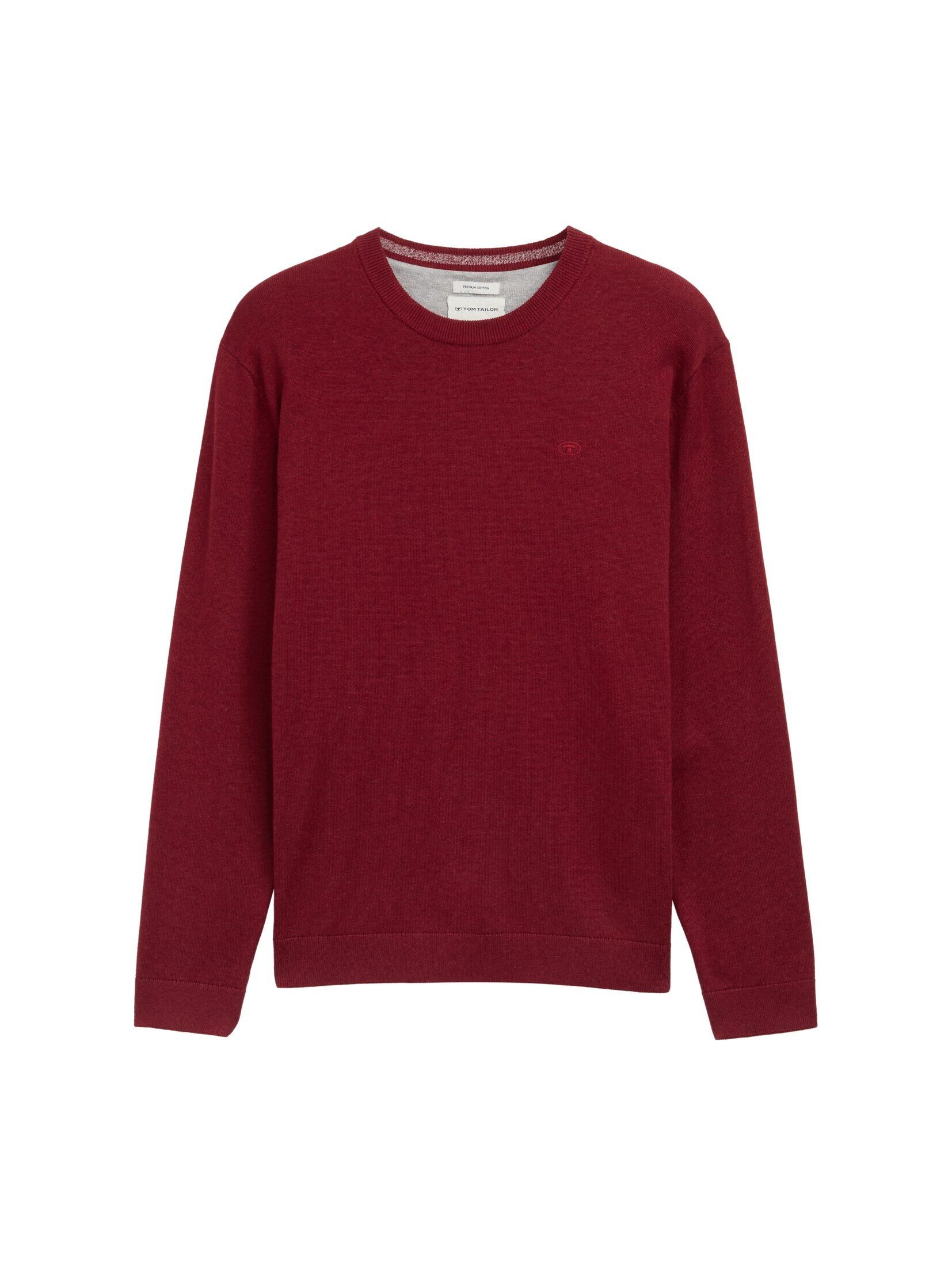 TOM TAILOR Strickpullover Basic Strickpullover aus günstig online kaufen