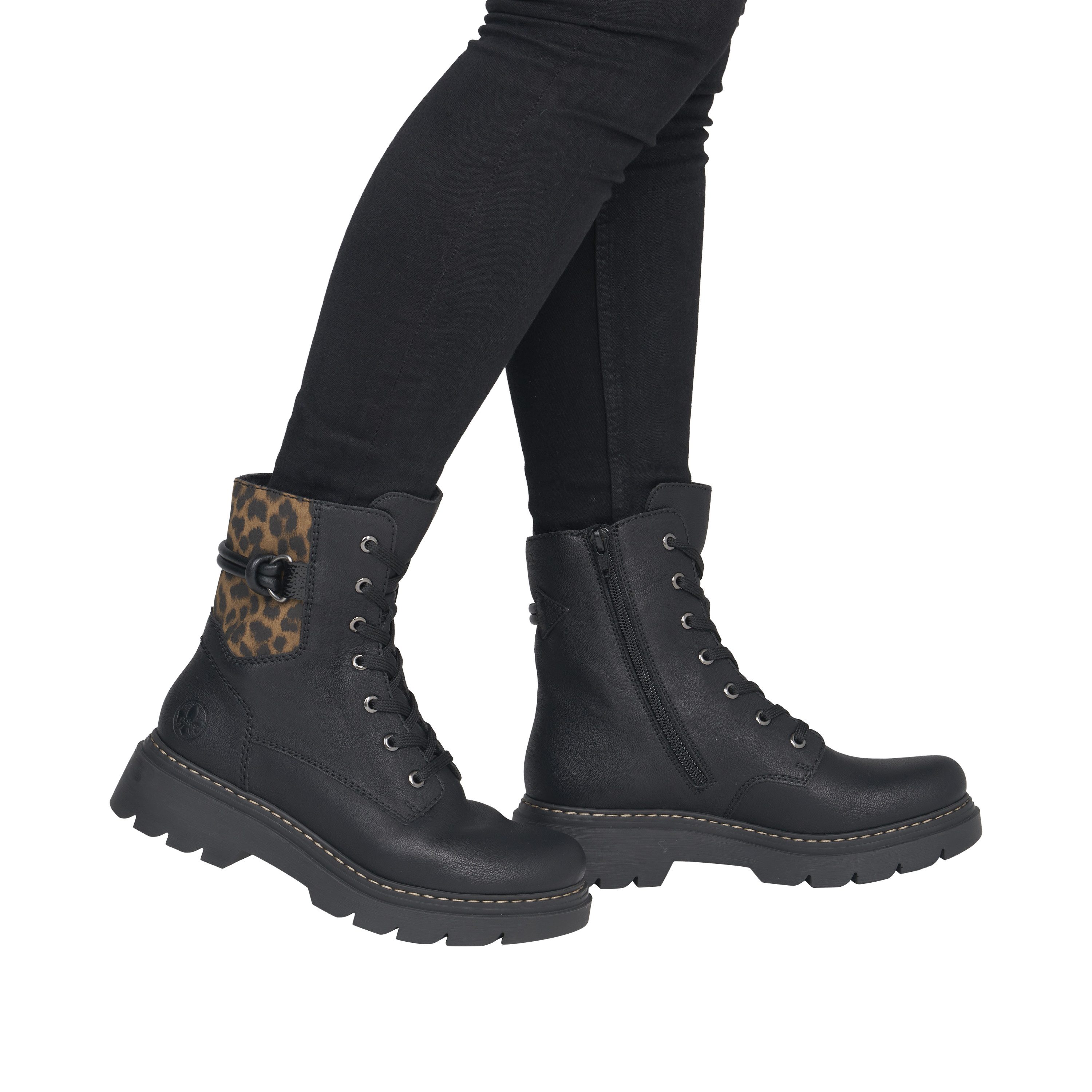 Rieker Schnürboots Schnürstiefelette, Winterboots mit Warmfutter – Bild 4 von 5
