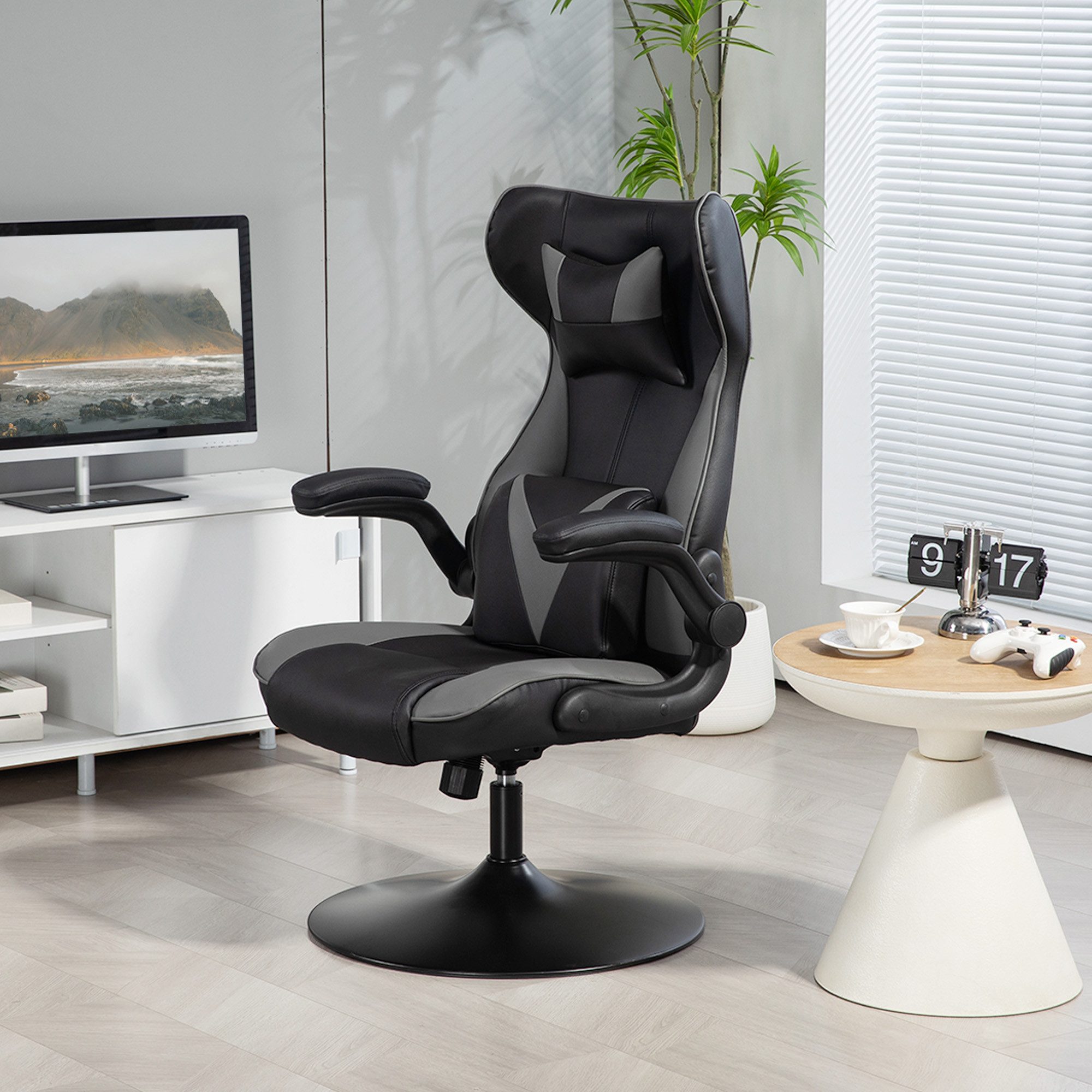 Vinsetto Schreibtischstuhl Gaming Stuhl Ergonomischer Computerstuhl günstig online kaufen