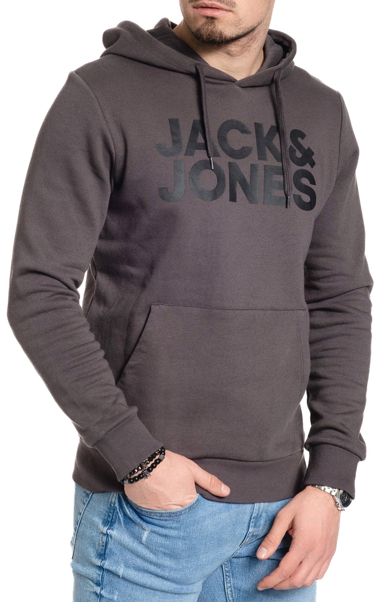 Jack & Jones Kapuzensweatshirt mit Kängurutasche – Bild 4 von 5