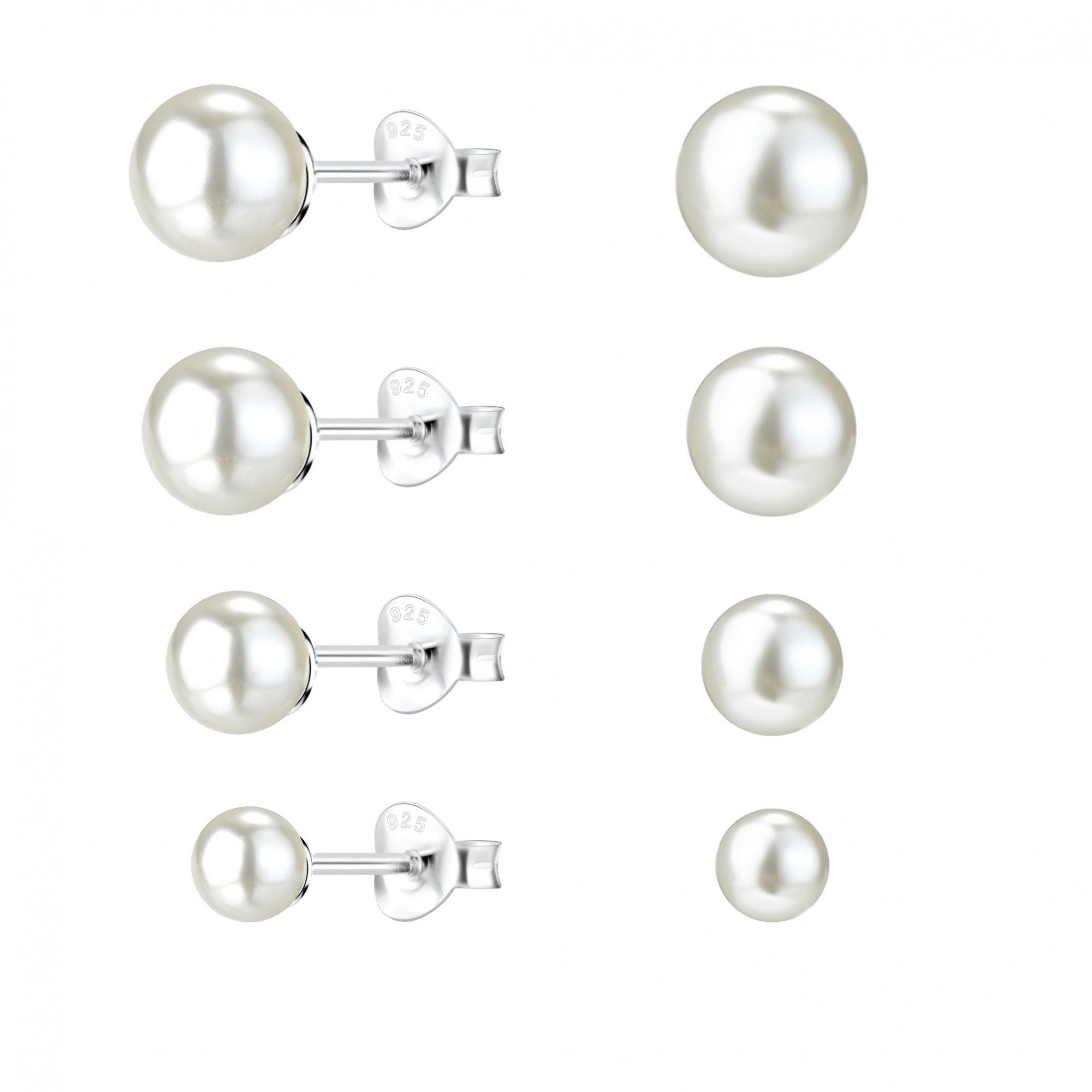 ALEXANDER YORK Ohrstecker-Set PERLE, 4-tlg., 925 günstig online kaufen