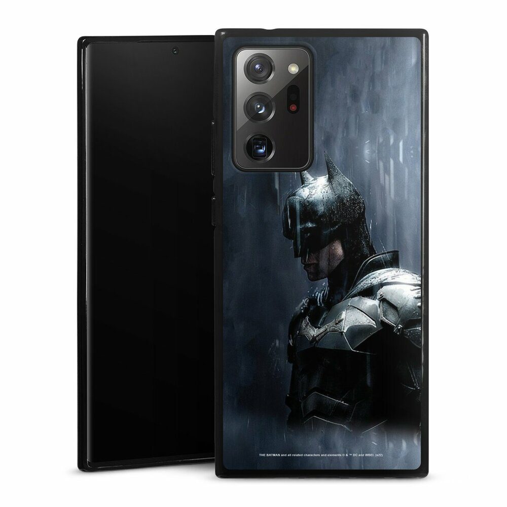 DeinDesign Handyhülle Batman Superheld Fledermaus Batman Grey, Samsung Galaxy Note 20 Ultra 5G Silikon Hülle Bumper Case