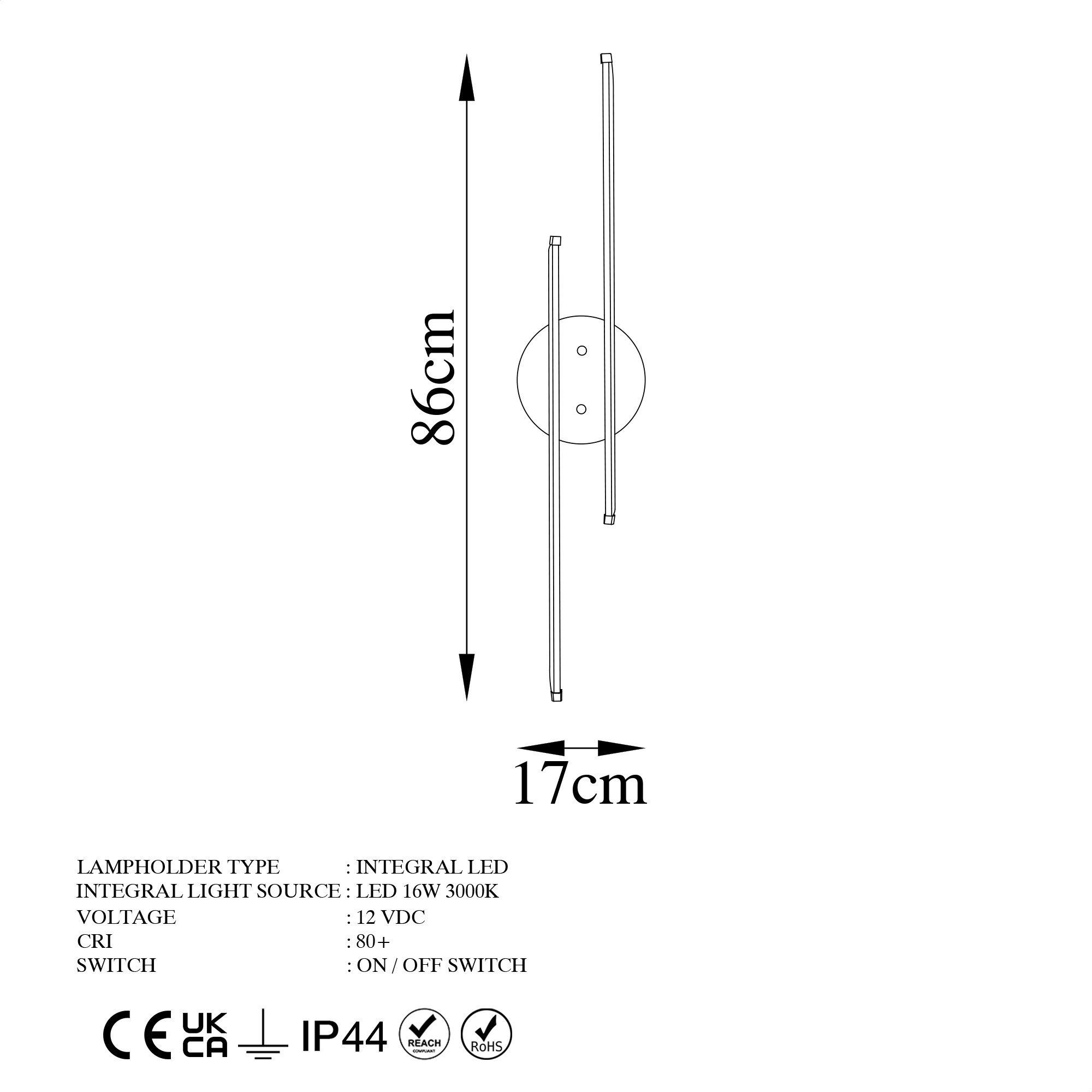 Opviq FRS1109 Wandleuchte