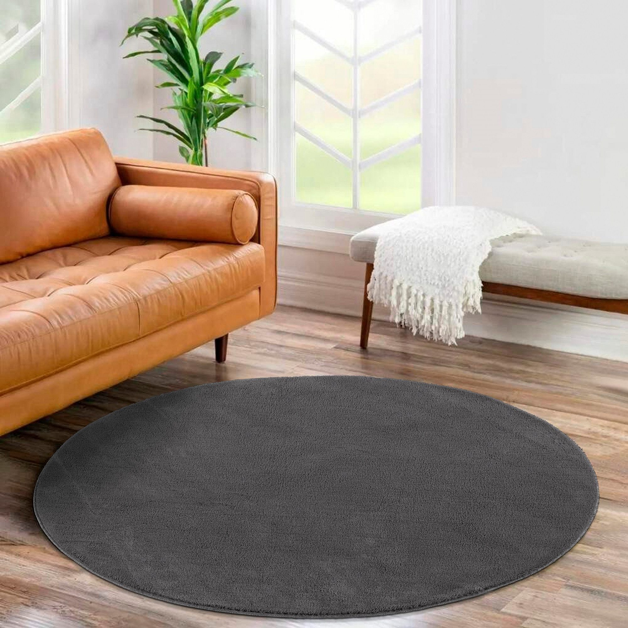 Jimri Teppich Fluffy flauschiger Teppich Läufer Hochwertige Kurzflor Teppic günstig online kaufen