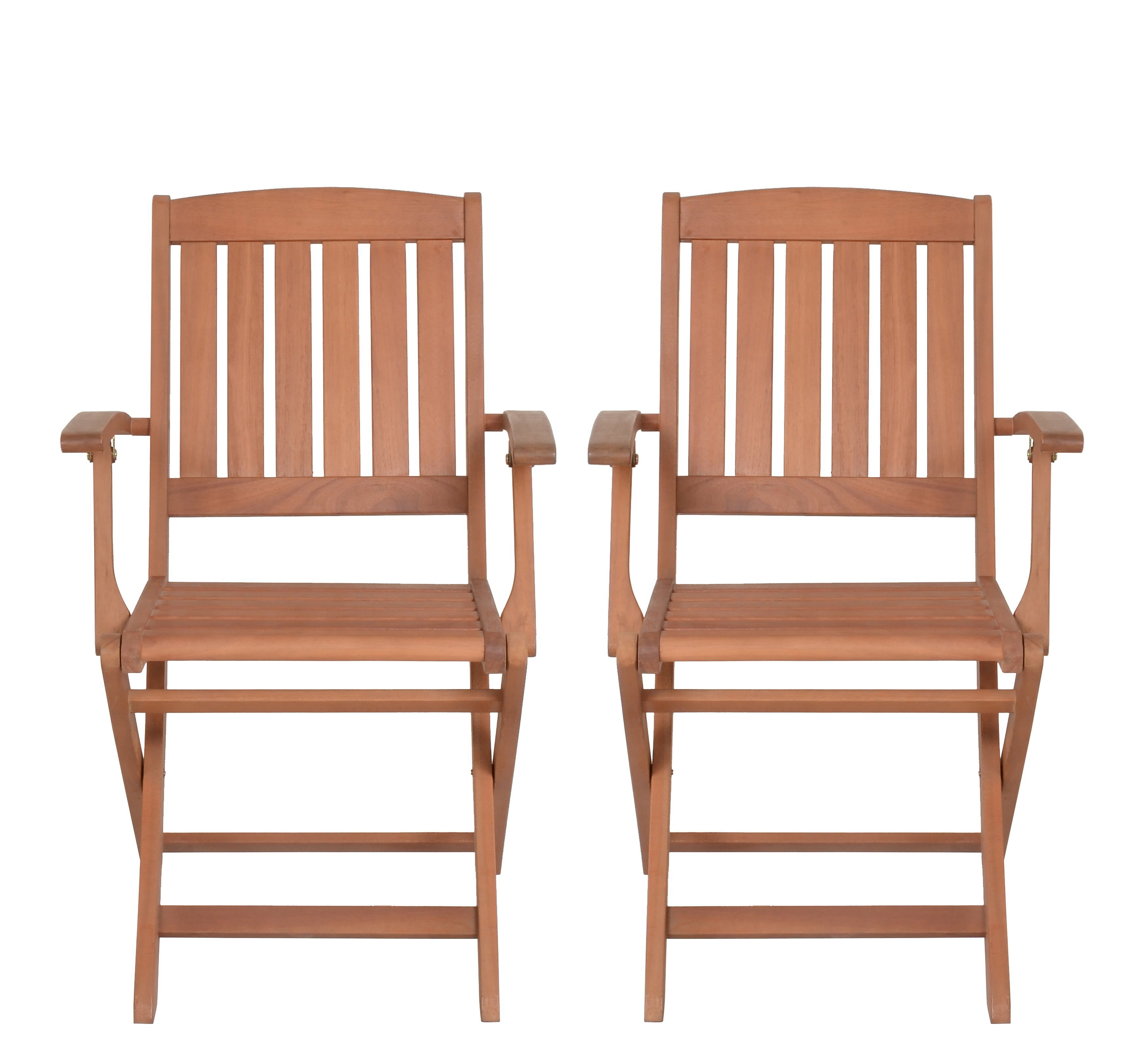 Sedex Gartensessel King Klappsessel 2er Set mit Armlehne aus Eukalyptusholz günstig online kaufen