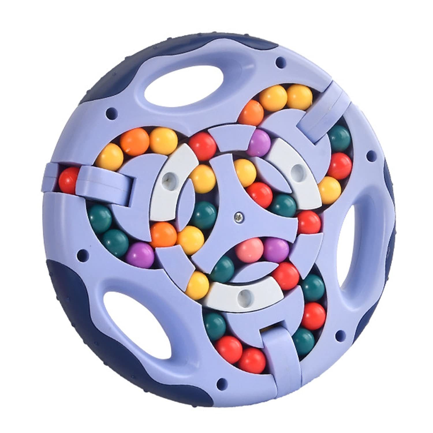 Zaewry Lernspielzeug Rotierender Fingerwürfel Intelligenz Spiele, IQ Game Magic Bean (1-St), Rotating Cube Spielzeug für Kinder Teens Erwachsene