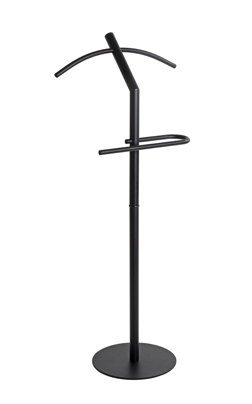 freiraum Herrendiener 59521, in schwarz, Metall - 47x111x30cm (BxHxT)