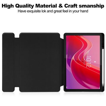 Wigento Tablet-Hülle Für Lenovo Tab M11 Design 360 Grad Kunst Leder Tablet Schutz Tasche