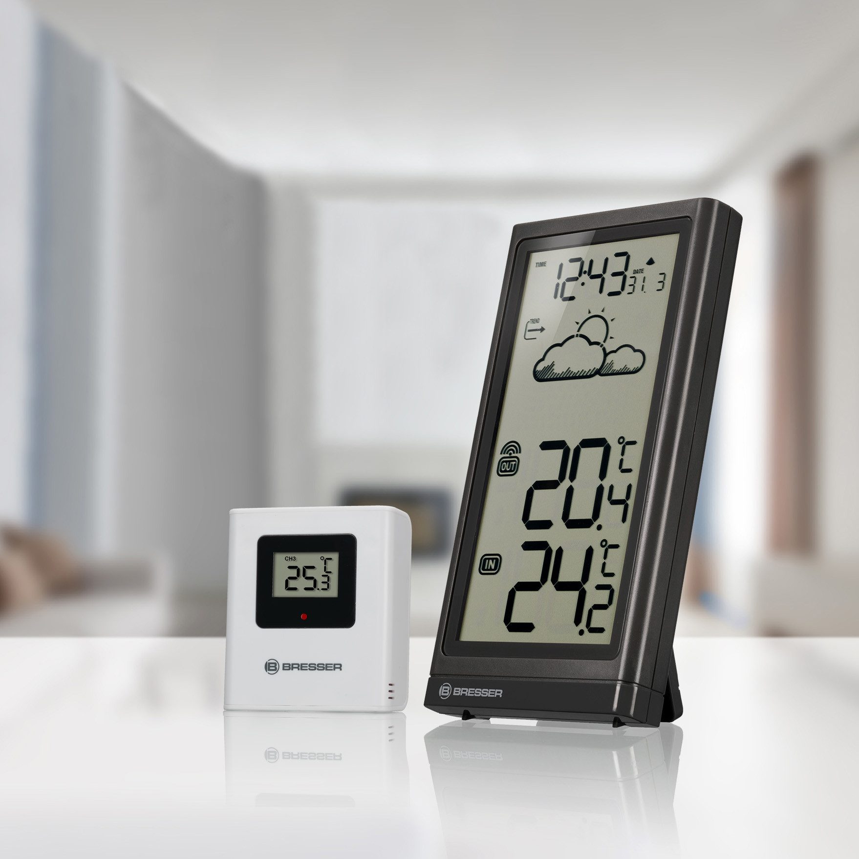 BRESSER BRESSER Meteo Temp Wetterstation Funkwetterstation