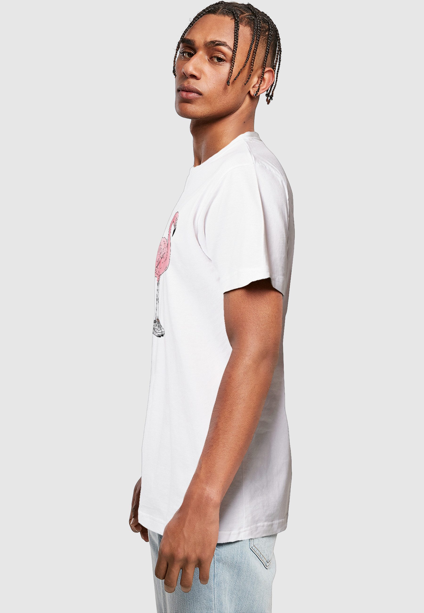 MisterTee T-Shirt MisterTee Herren Flamingo Baller Tee (1-tlg)