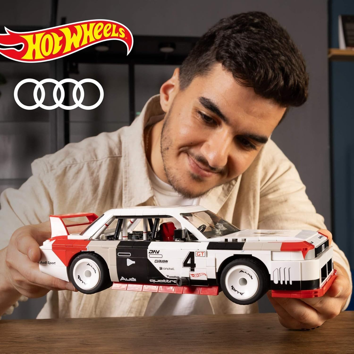 MEGA BRAND Modellauto MEGA Hot Wheels Autospielzeug Audi 90 Quattro IMSA GT günstig online kaufen