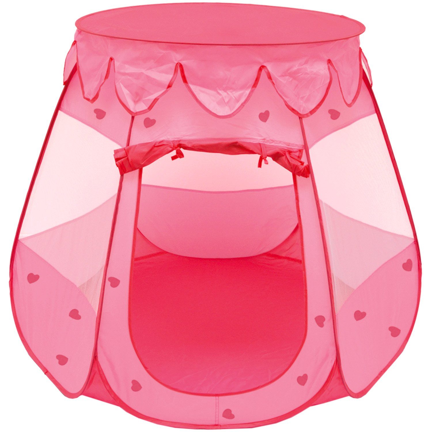 LittleTom Spielzelt »Mädchen Spielzelt Kinder-Zelt Bällebad Pop-Up«  120x120x90cm Zelt Rosa