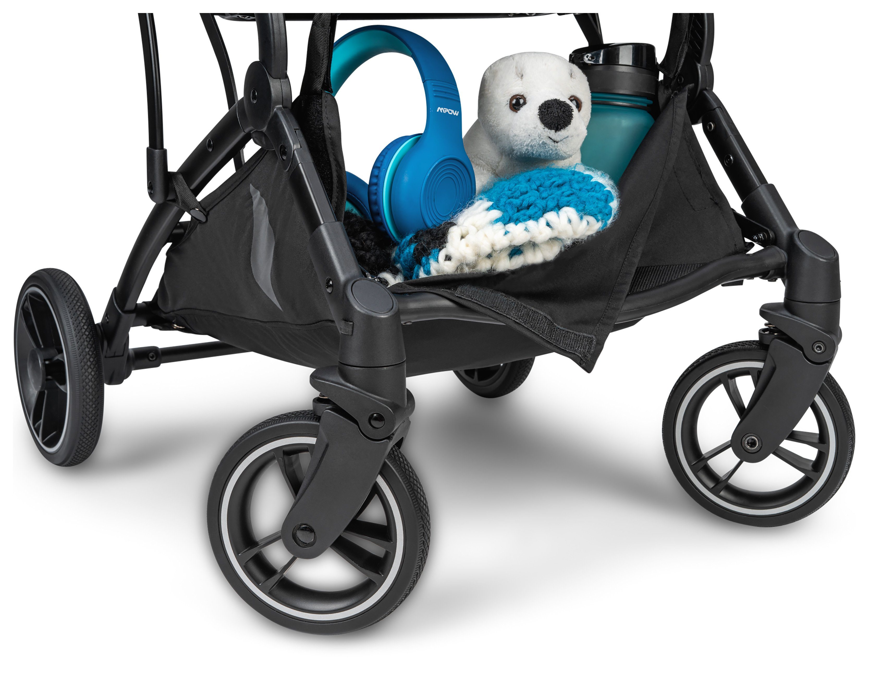 von Osann Kinder-Buggy kg Zubehör und 0 - inkl. Sportkinderwagen 22 Babyschalen-Adapter Boogy, Anthrazit