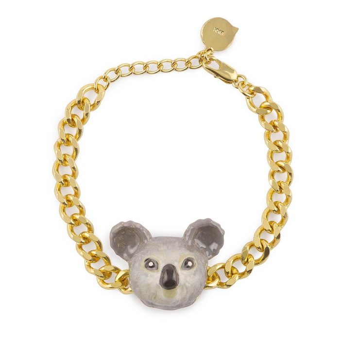 Monkimau Armreif Koala Armband vergoldet (Packung)